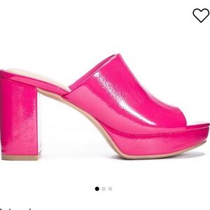 CL by Chinese Laundry Women's Pink Platform Heels